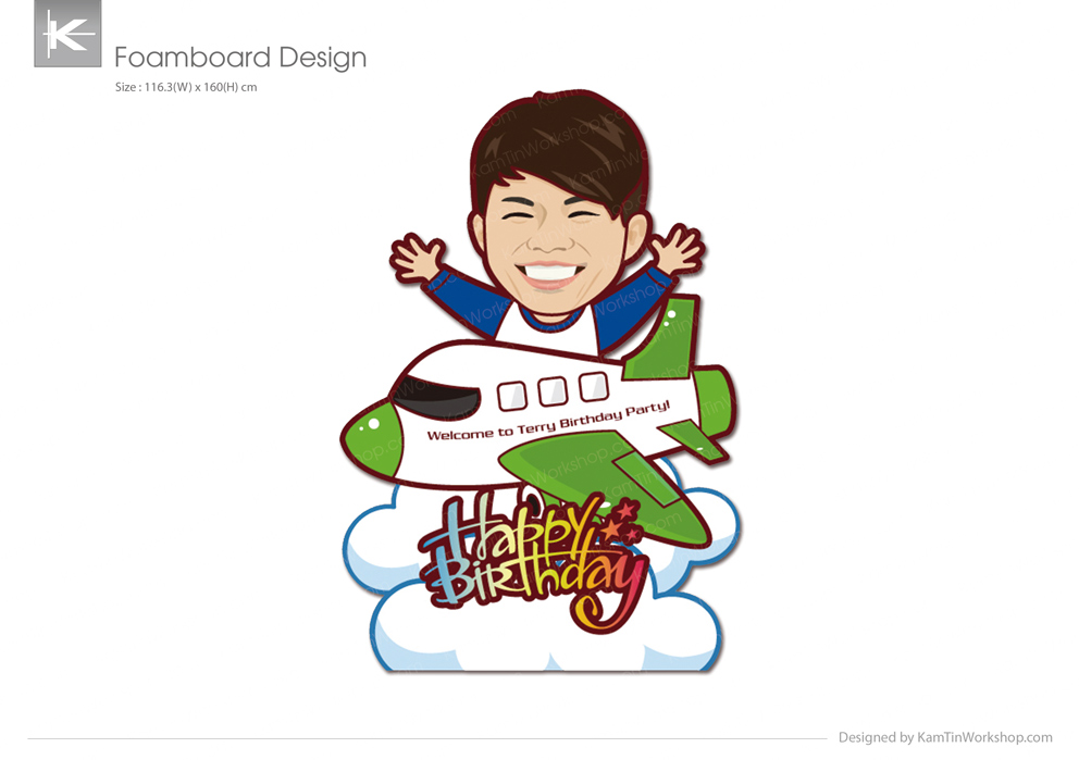 Terry 紙板公仔 / 影相板